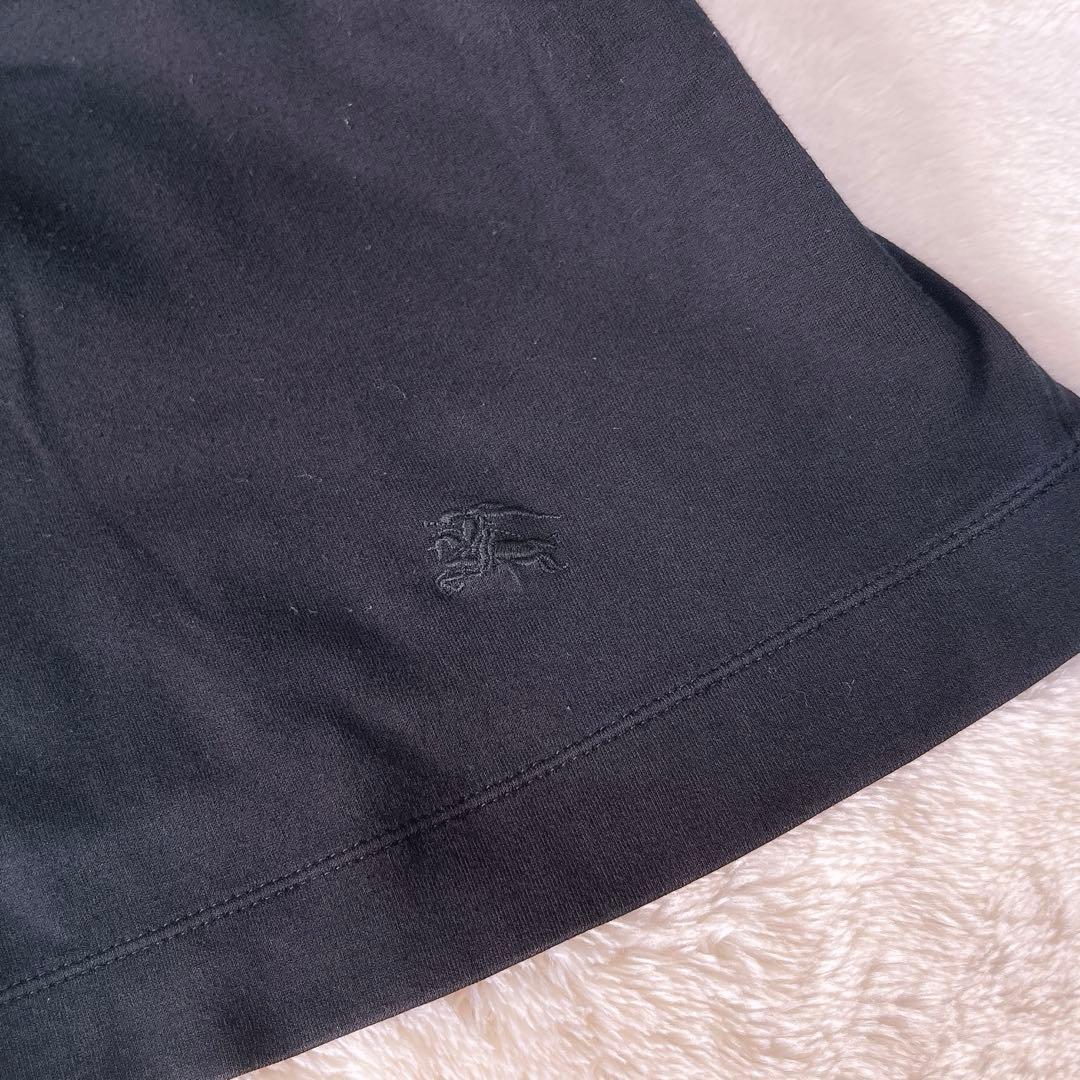 バーバリー ノバチェック 黒 ポロシャツ 襟付き M BURBERRY