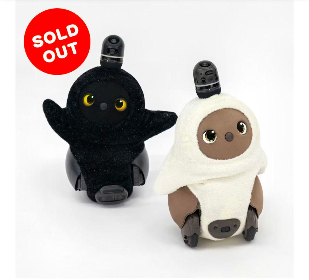 《新品》LOVOT べースウェア ラメモールニット(ブラック) ラボット