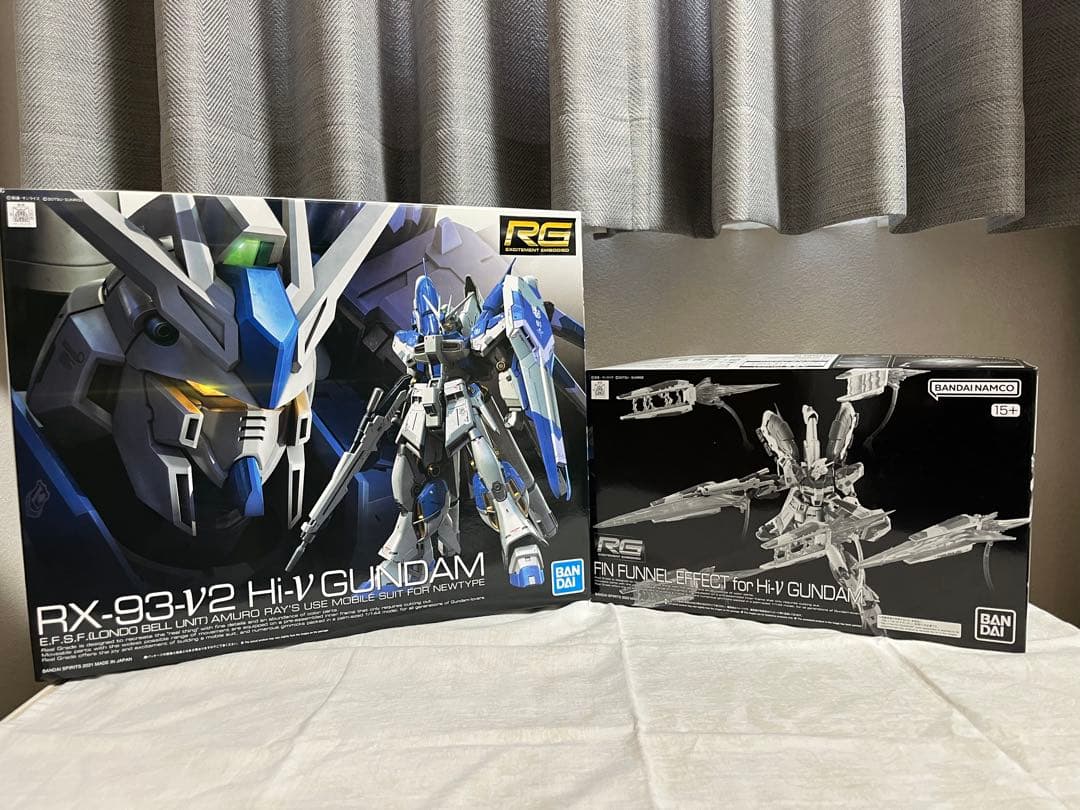新品未組立 RG Hi-νガンダム&フィン・ファンネルエフェクト セット