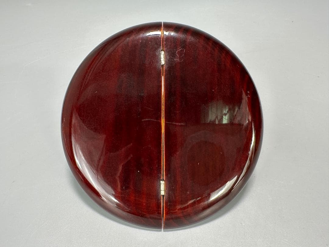 日本茶道具　茶器　棗　老松