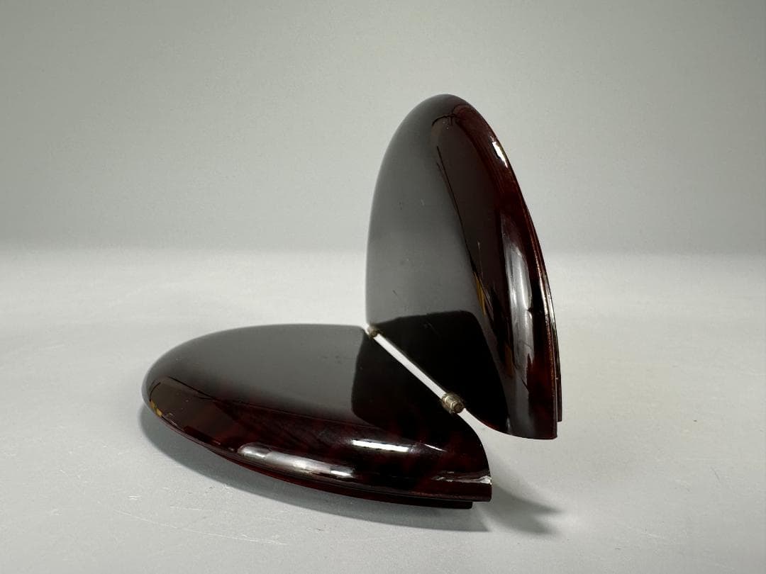 日本茶道具　茶器　棗　老松