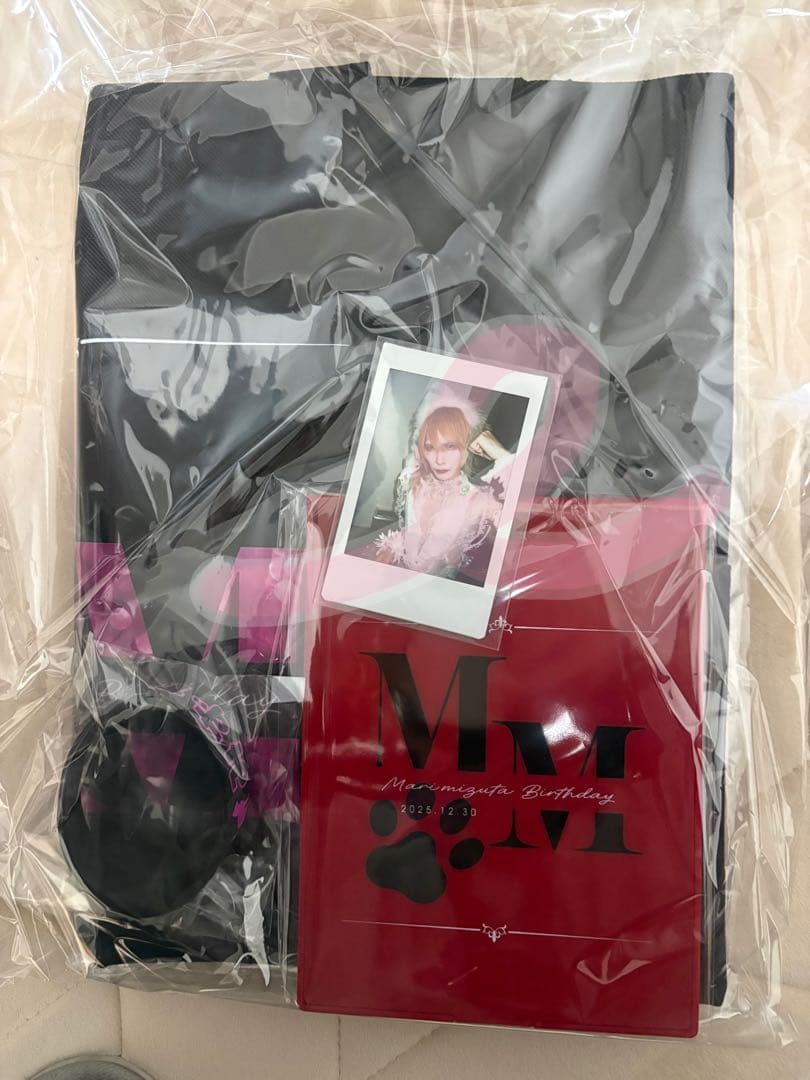 ぷぷぷ 水田魔梨 バースデーグッズセット 12/29 チェキ