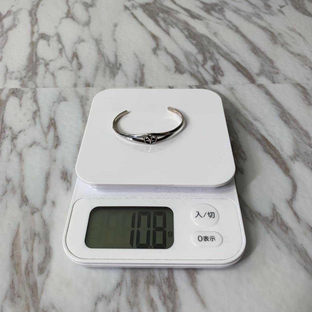 amp japan バングル シルバー925 刻印 スター柄 ブレスレット