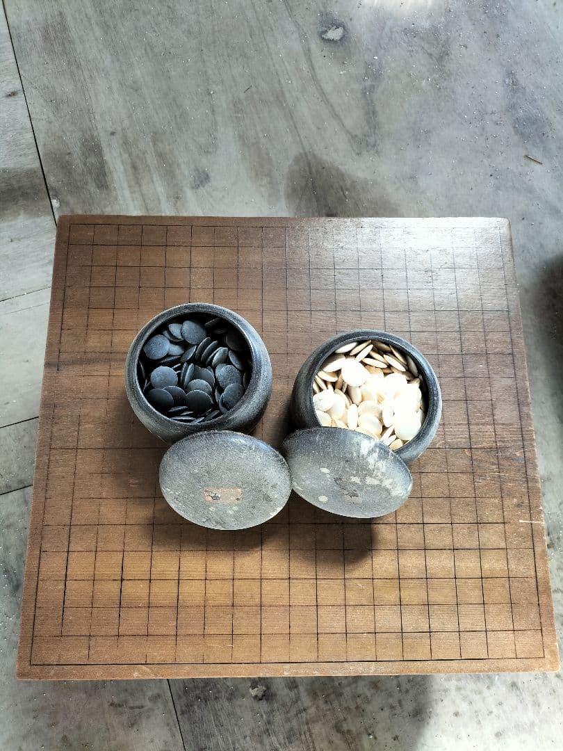 囲碁 木製 ボードと石セット