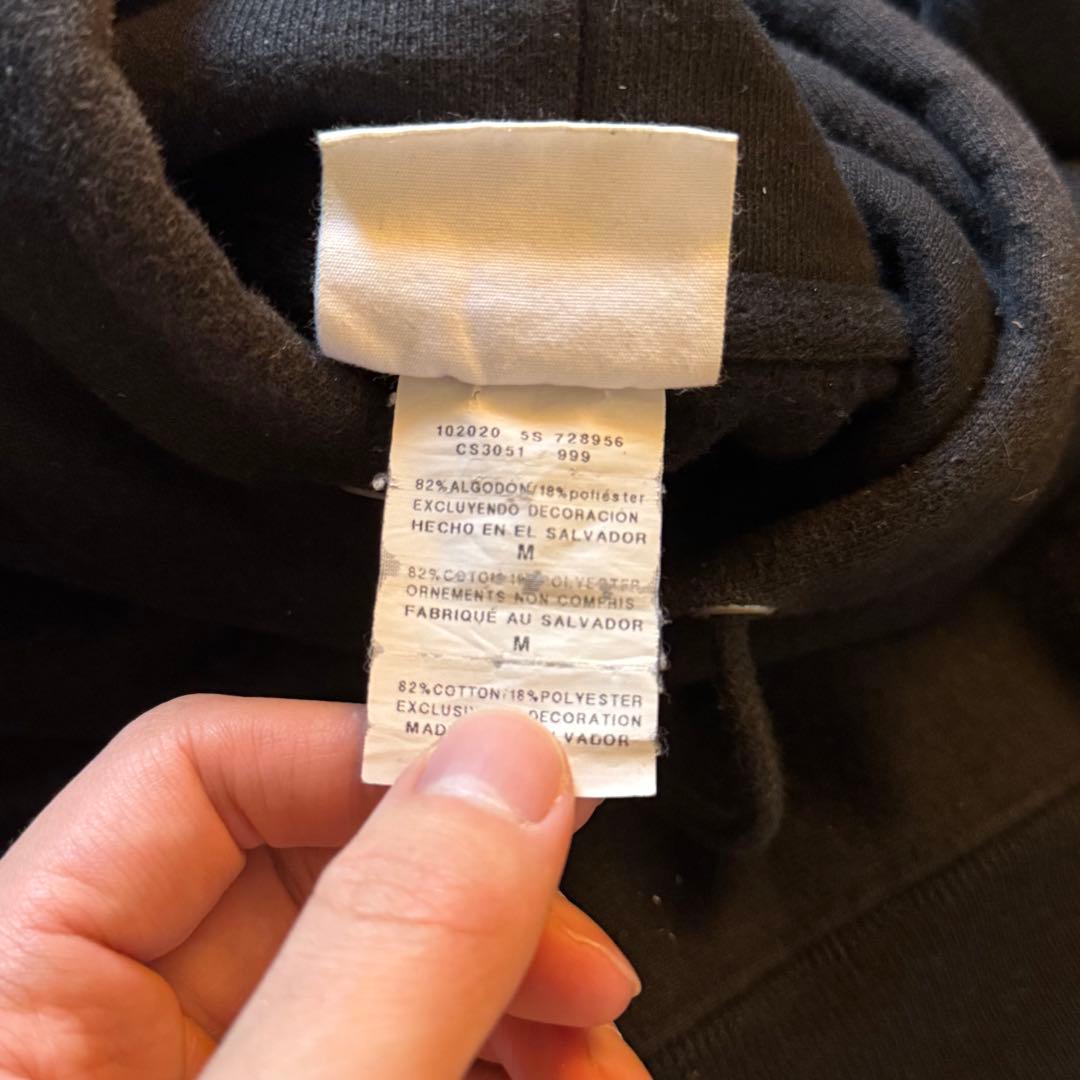 MOMA Champion Black Hoodie モマ チャンピオン 黒 M