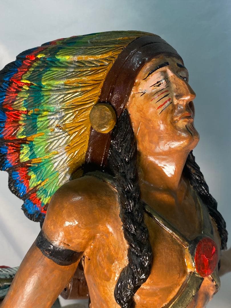 2672❣️ 店舗用　ネイティブアメリカン　オブジェ