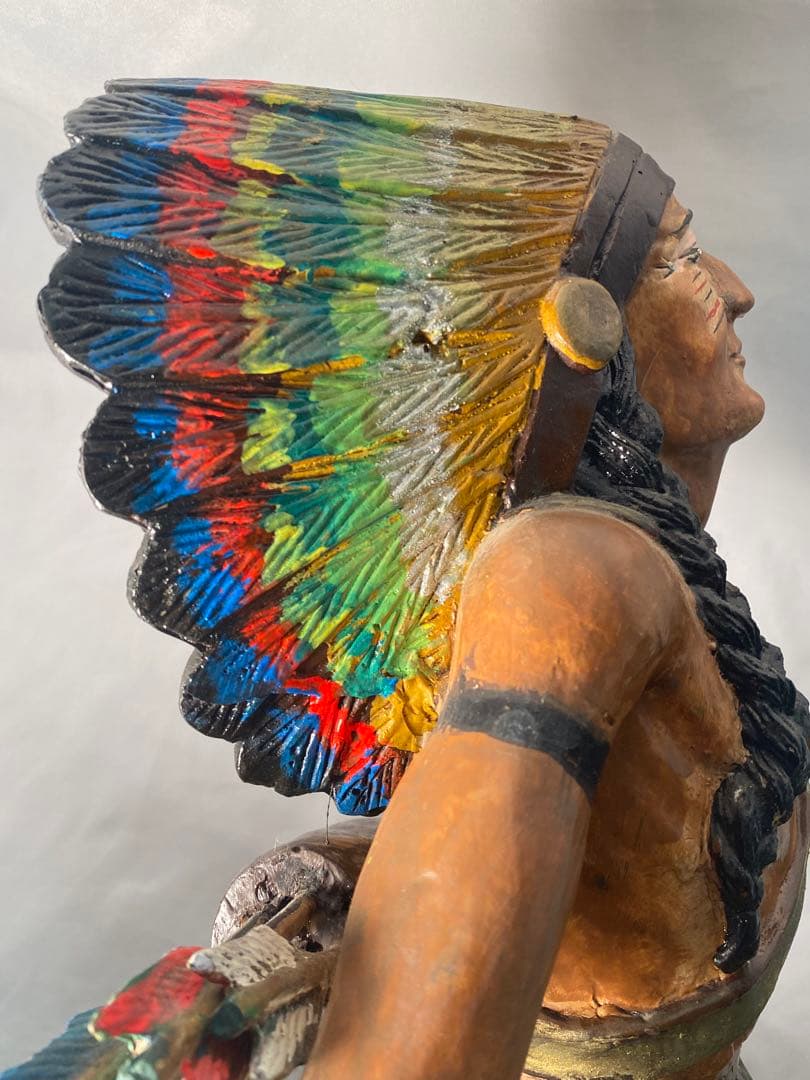 2672❣️ 店舗用　ネイティブアメリカン　オブジェ