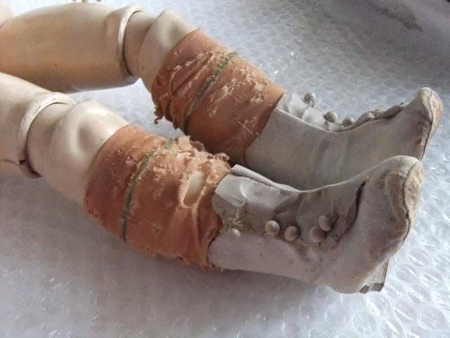 アンティークドール　 アーモンドマルセルュ ビスクドール　1890年頃