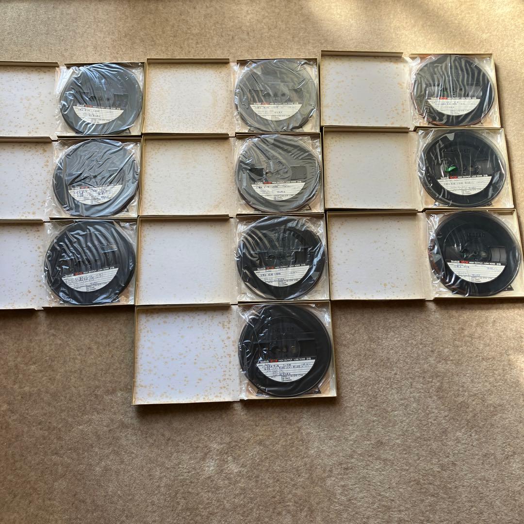 7号プラリール録音済オープンテープ21本＋オマケ空リール2本(その2)