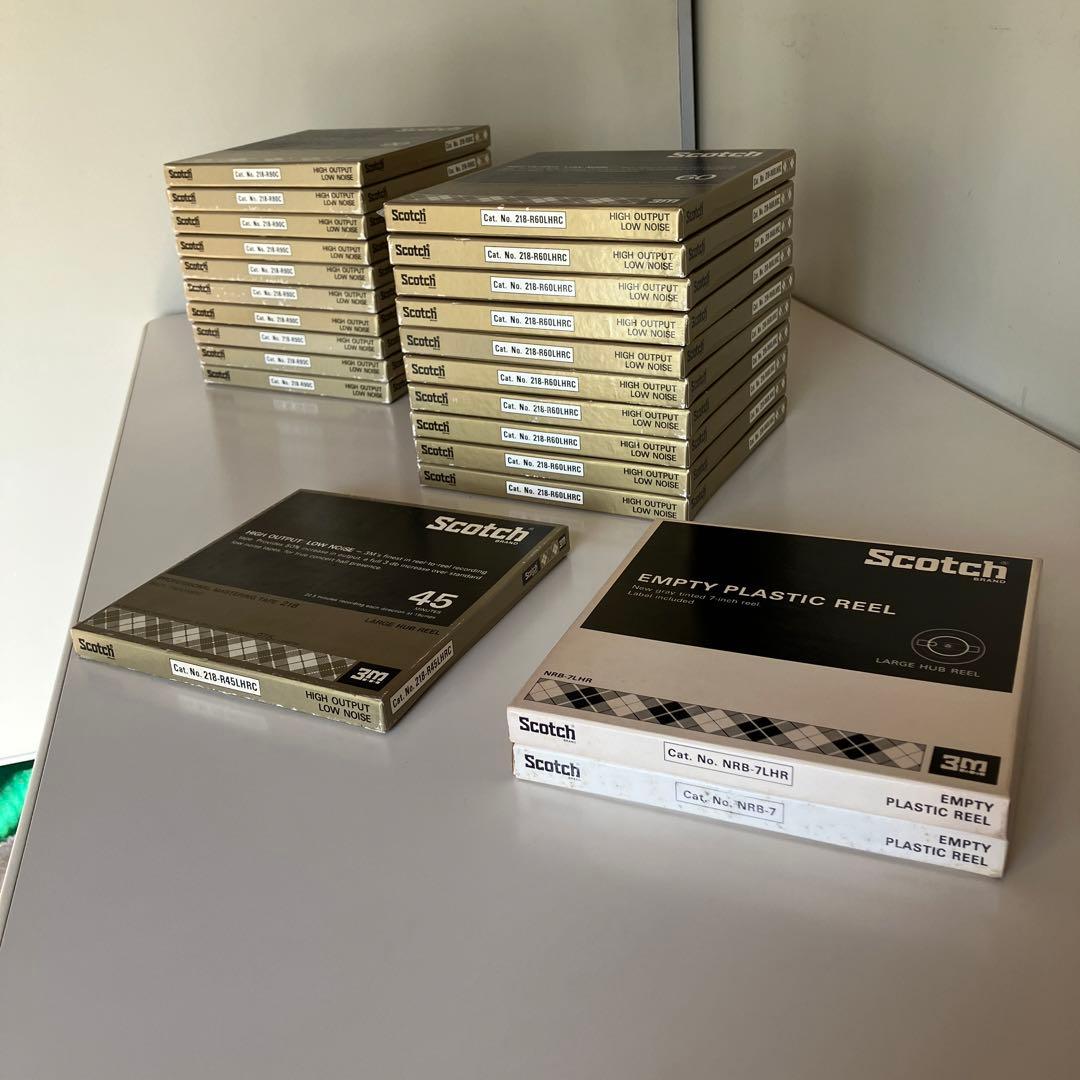 7号プラリール録音済オープンテープ21本＋オマケ空リール2本(その2)