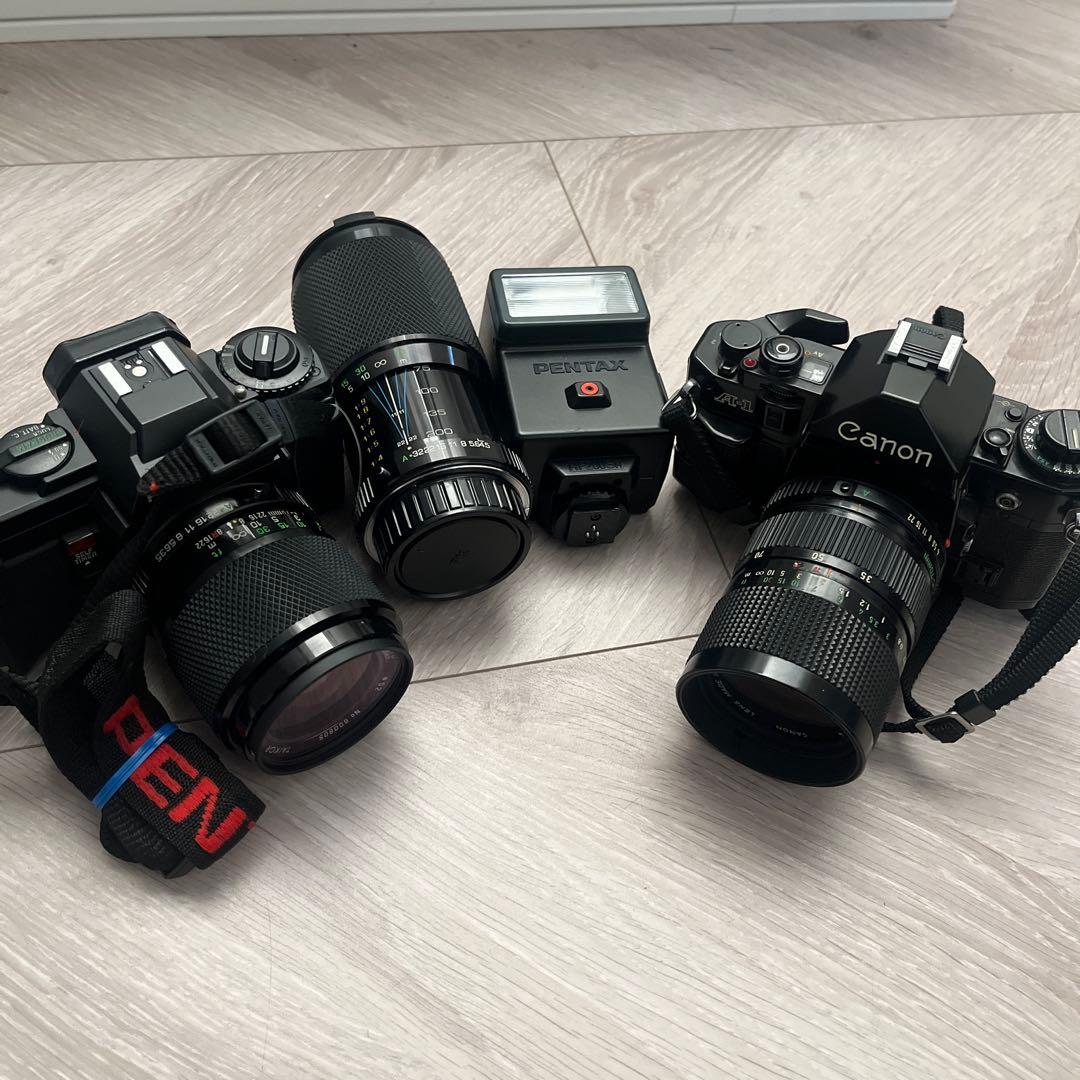 i*i様 Canon A-1 フィルムカメラ 35-70mmレンズ付き　まとめ売