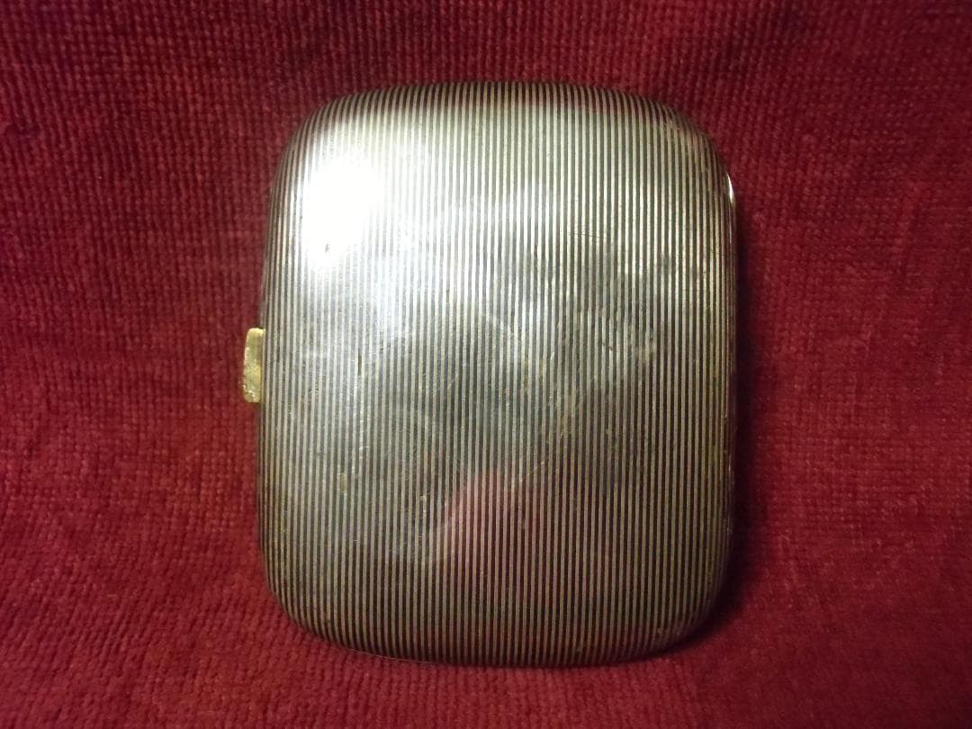 Ｗ帝政ドイツ軍/プロイセン王国＊二エロ細工シガレットケース（実物）