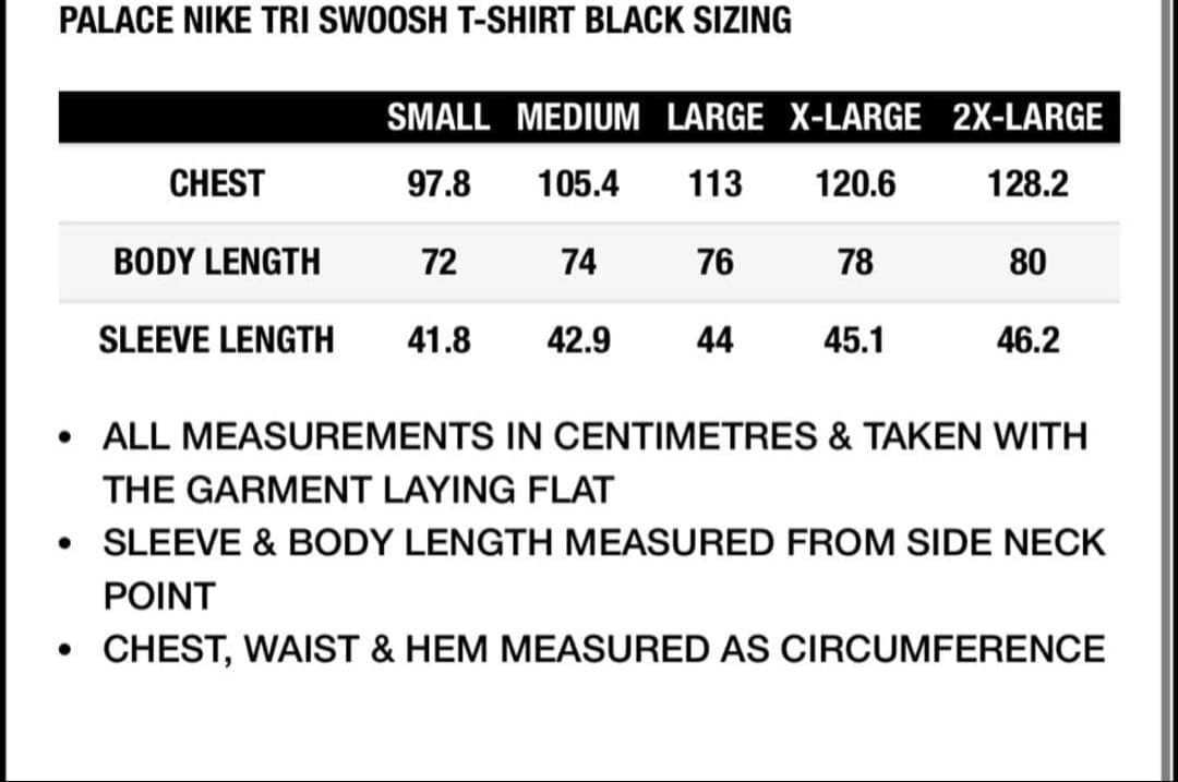 PALACE x Nike Tri Swoosh T-Shirt \"チャコール\"