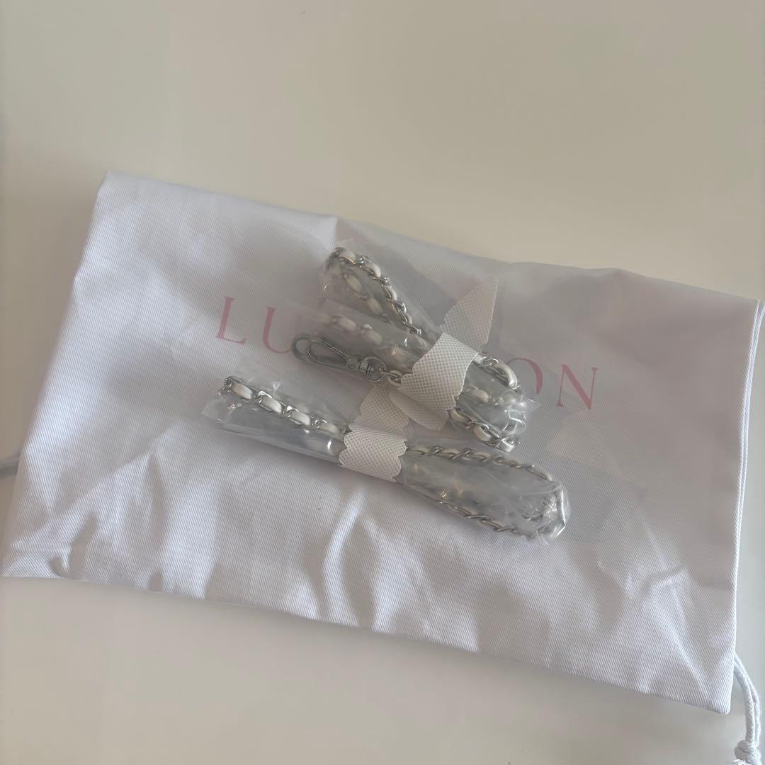 lumignon Quilting vanity bag ホワイト