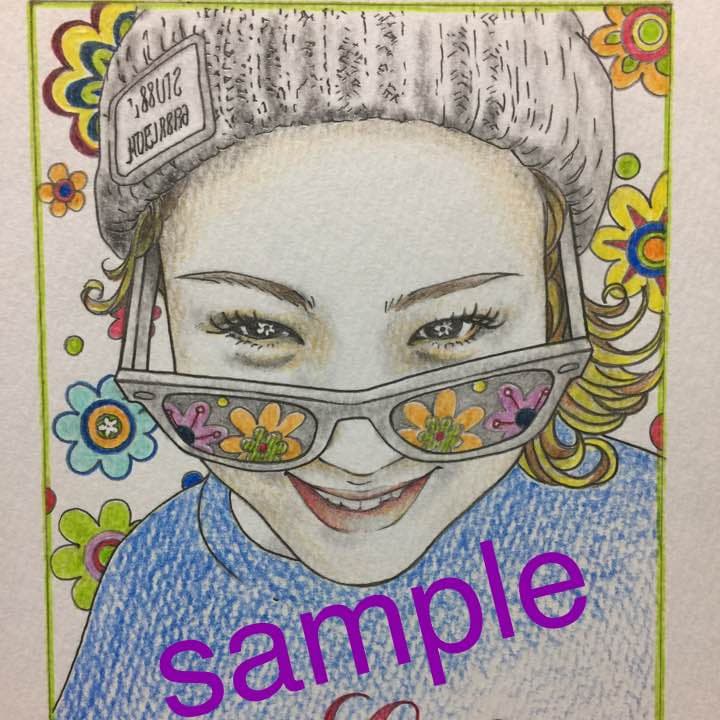 似顔絵イラストオーダーsampleページ☆