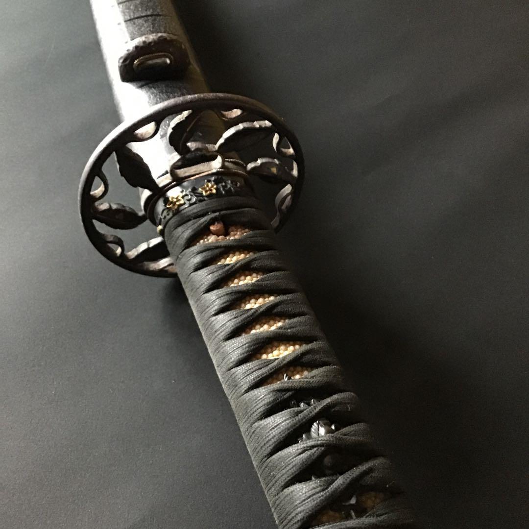 大刀　笛巻鞘　一作金具　拵　江戸期保証　　　　　　書4