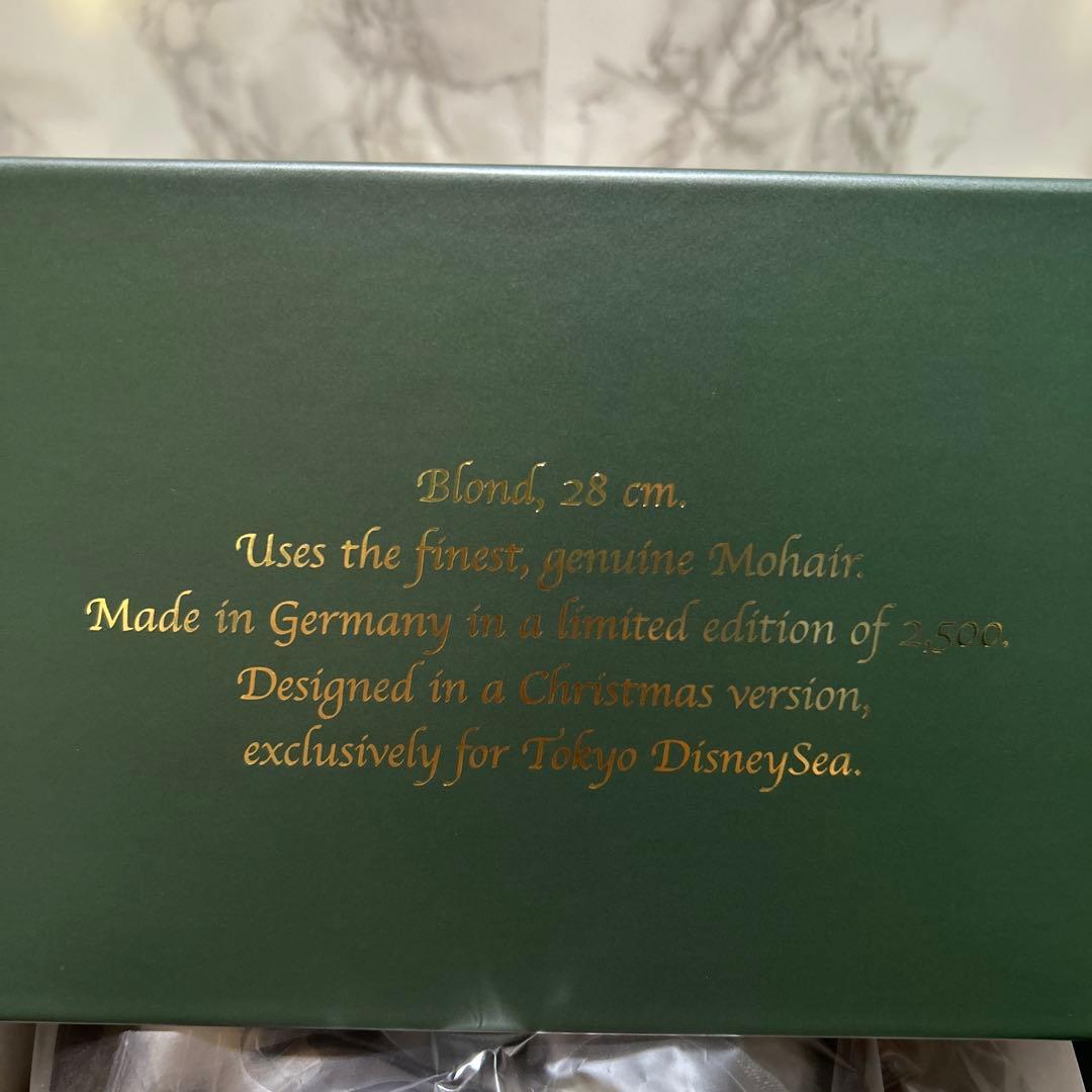 シュタイフ　ダッフィー　ディズニーシー 20周年　クリスマス　限定品