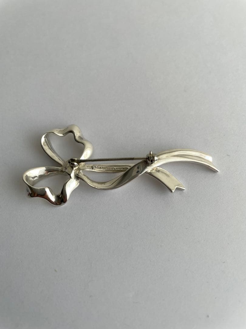 Tiffany&Co. (ティファニー) Sv925 リボンブローチ 6g