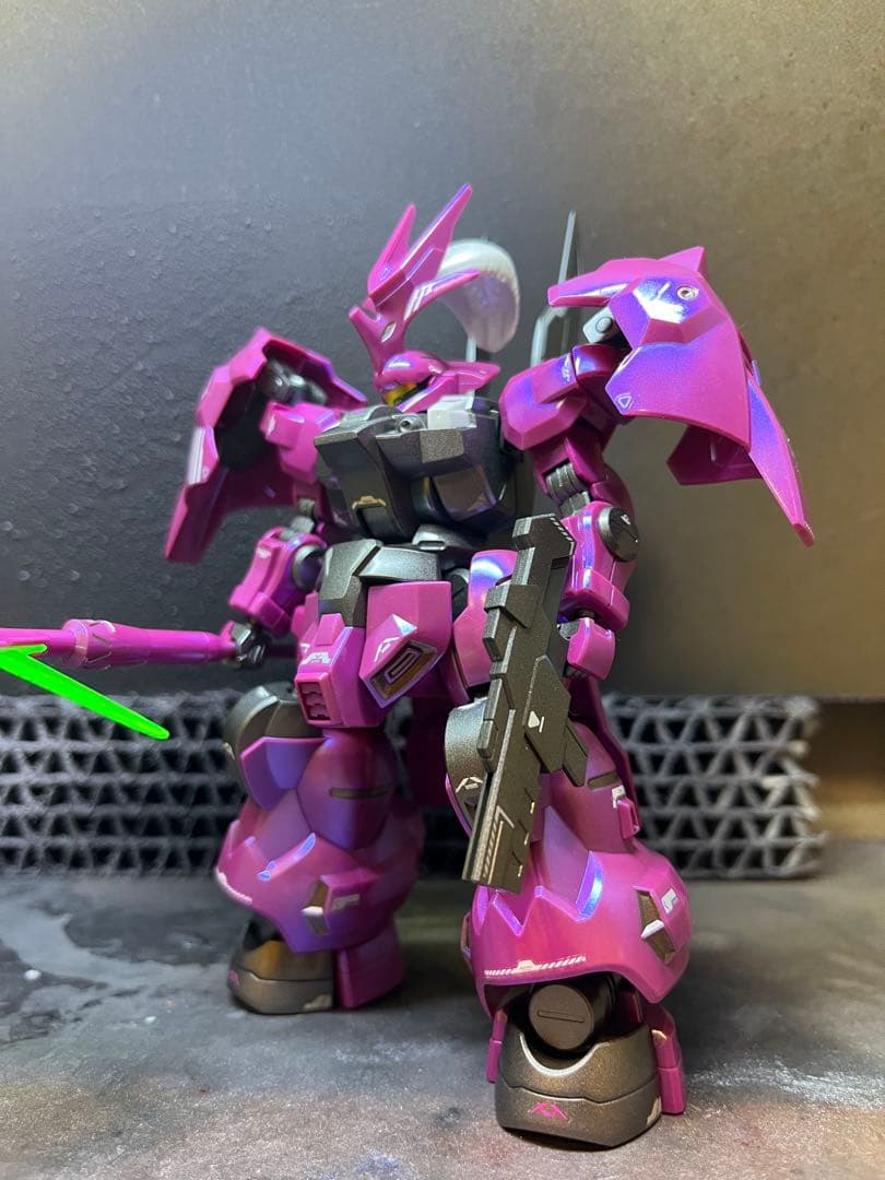 HG 水星の魔女シリーズ 4機体と拡張パーツセット 塗装組立済