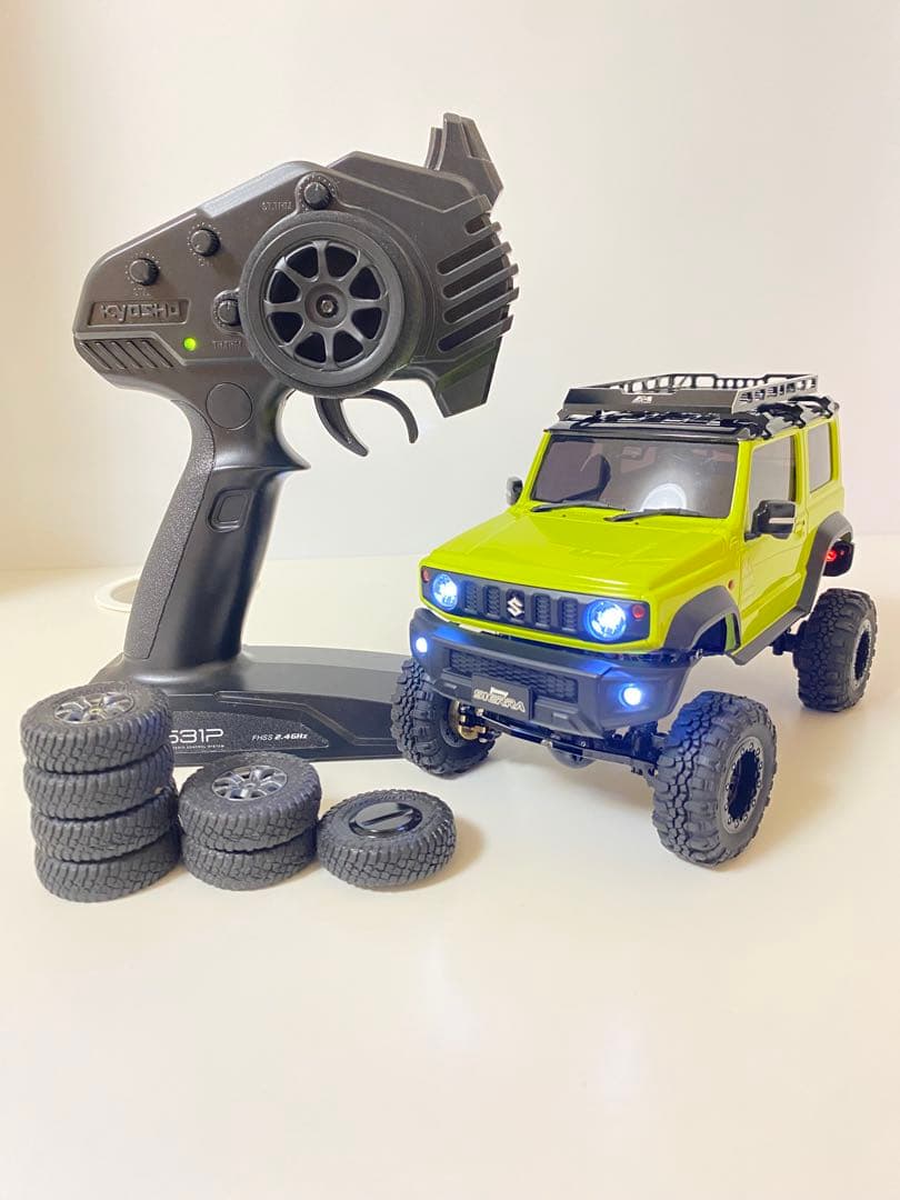 ミニッツ4x4 Suzuki Jimny Sierra ラジコンカー LED付き