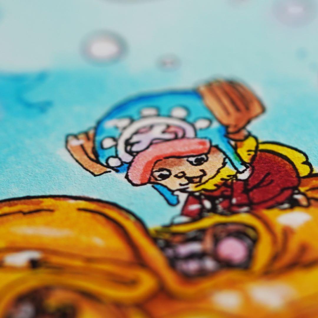 【未開封】ONE PIECE マンガアート(NFT) 雪と狼