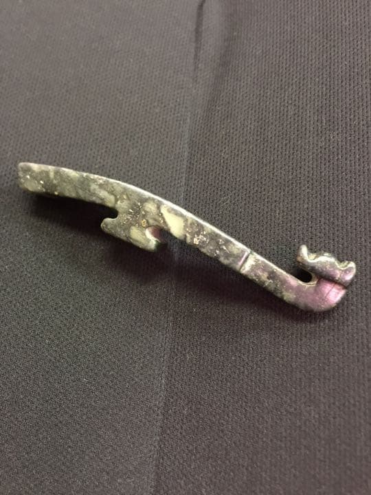 墨玉 帶鉤  玉器  すごく潤い玉 年代物