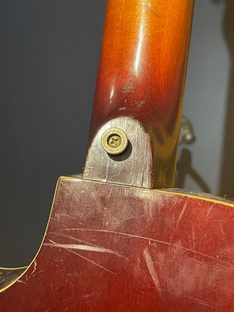 TEISCO フルアコースティックエレキギター　ノイズ多めジャンク【最終価格】