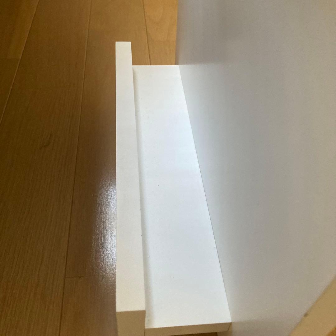 fun funダイニングテーブル　デスク　丸角　半円　ホワイト　シンプル