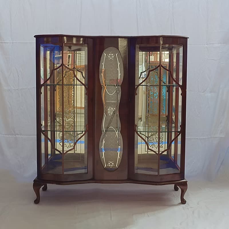 【現地輸入】1930年代 ディスプレイキャビネット イギリス アンティーク家具