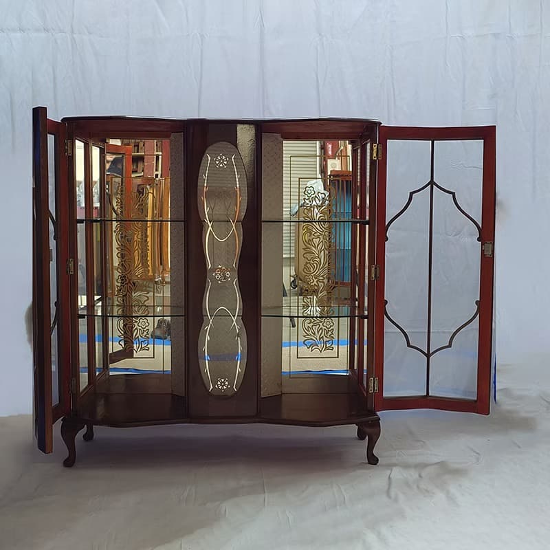 【現地輸入】1930年代 ディスプレイキャビネット イギリス アンティーク家具