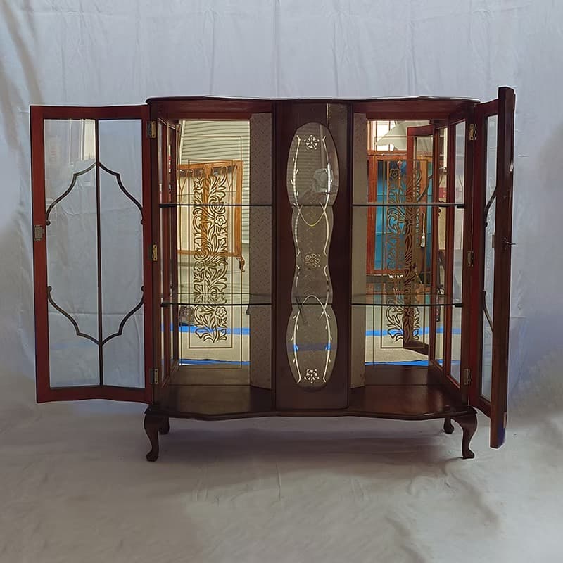 【現地輸入】1930年代 ディスプレイキャビネット イギリス アンティーク家具