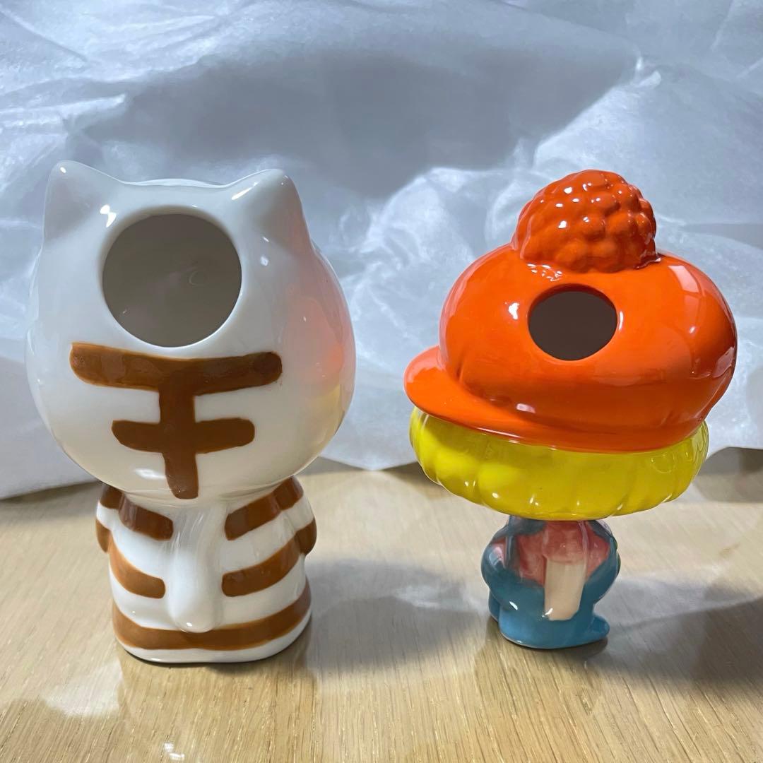 本日限定値下げ〜23時頃まで〜　水森亜土　アドちゃん　一輪挿し　陶器　花瓶