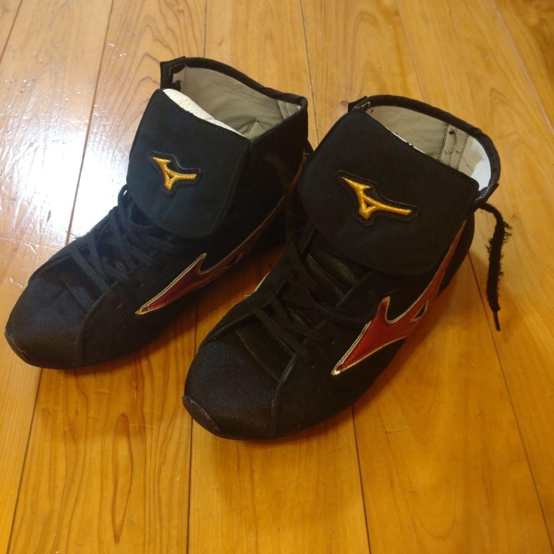 Mizuno ボクシングシューズ ブラック/エンジ