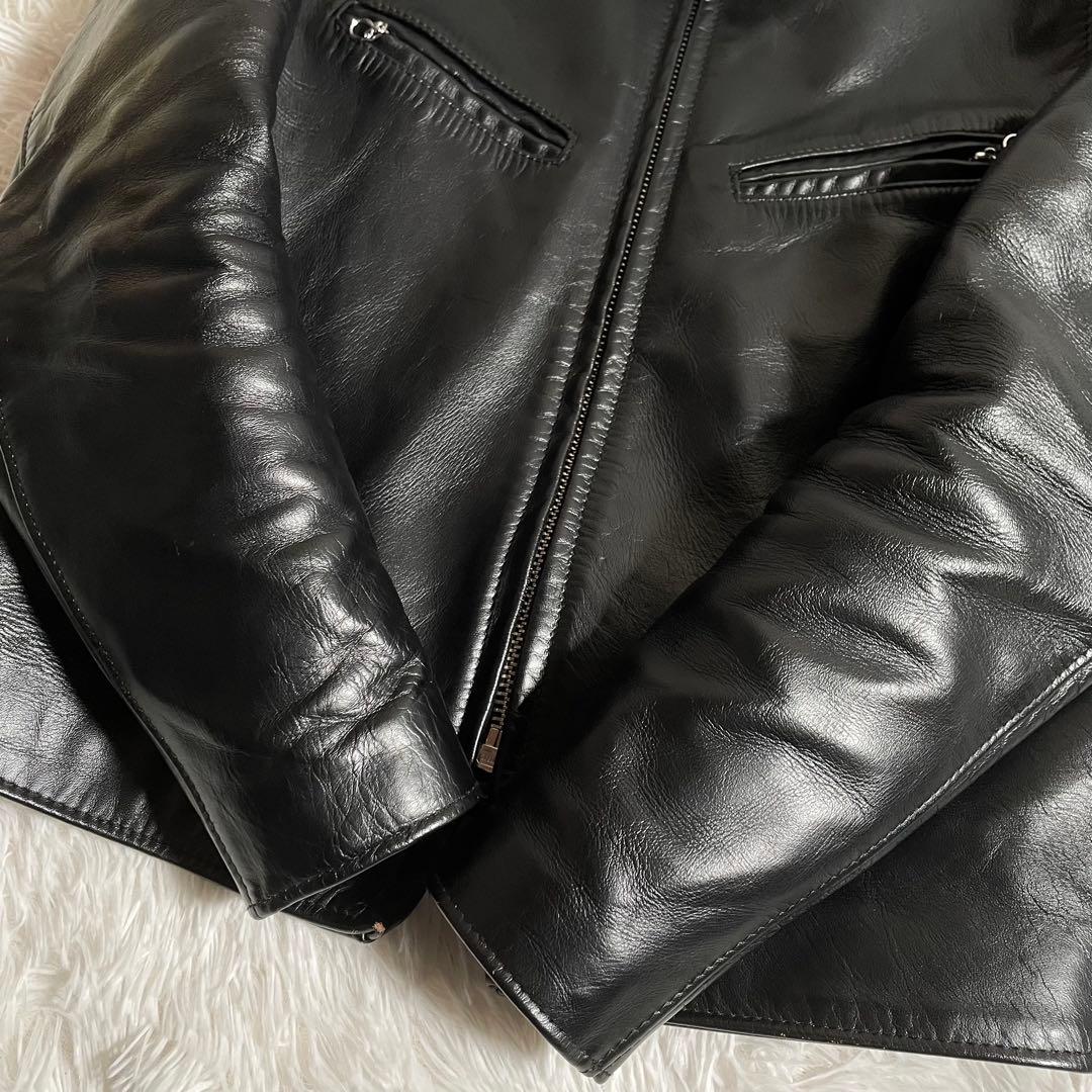 米国製 ショット レザージャケット ライダースジャケット 馬革 641XJH