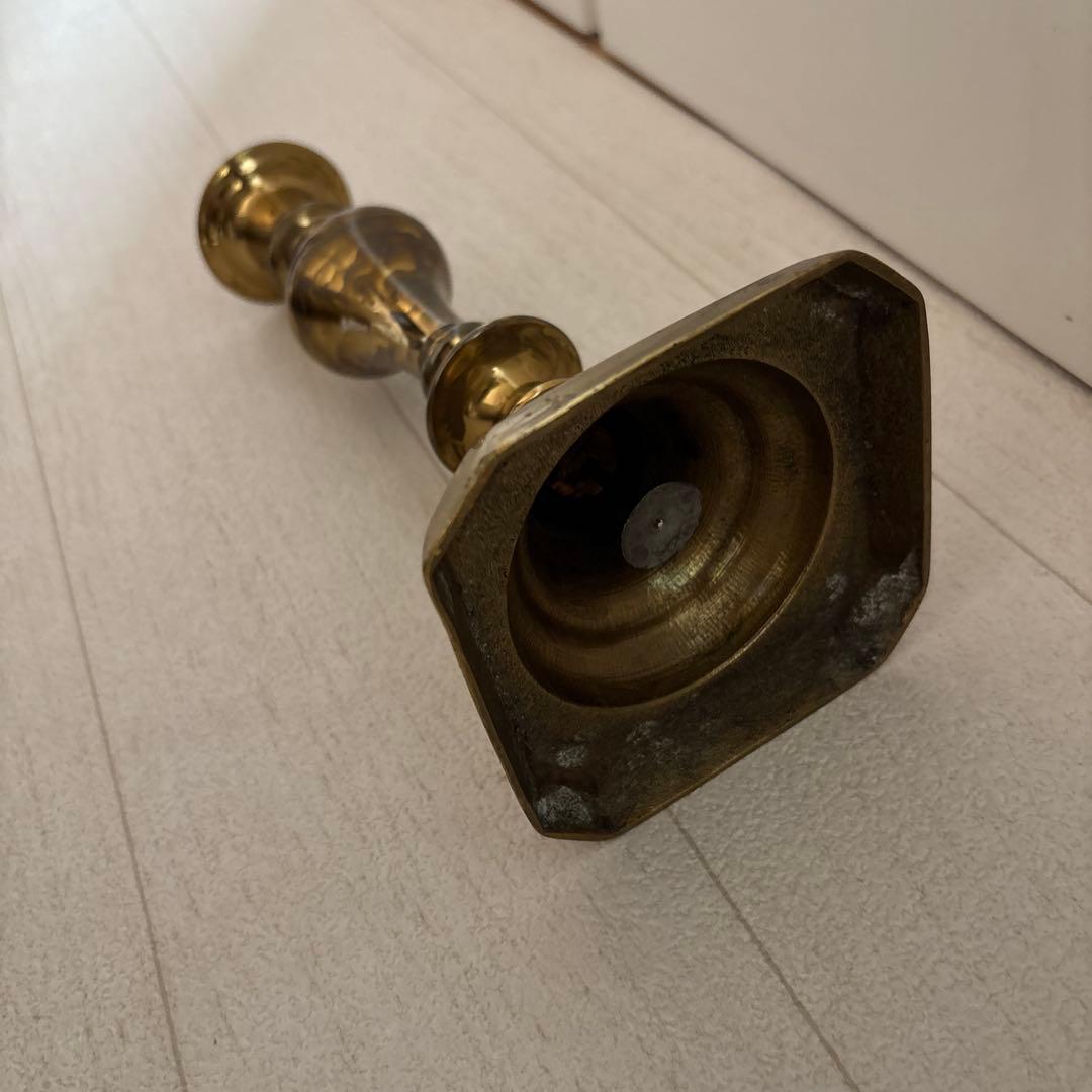 キャンドルホルダー　ヴィンテージ　真鍮