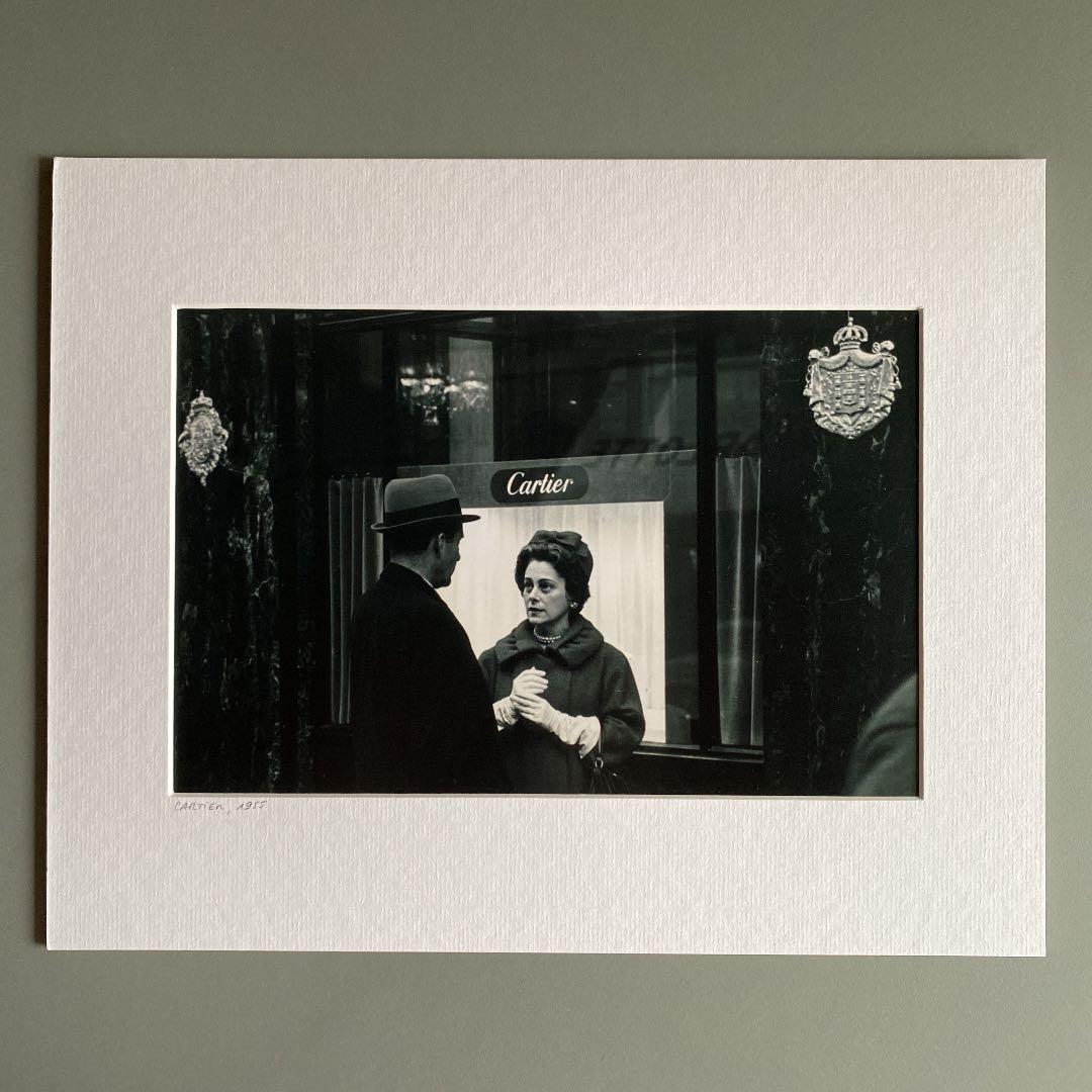 白黒写真 1955年 カルティエ