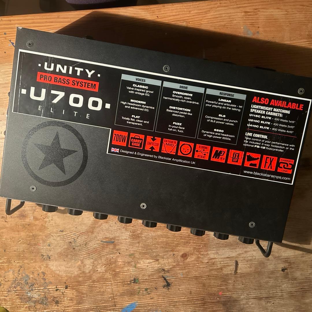 Blackstar Unity Elite 700H ベースヘッドアンプ