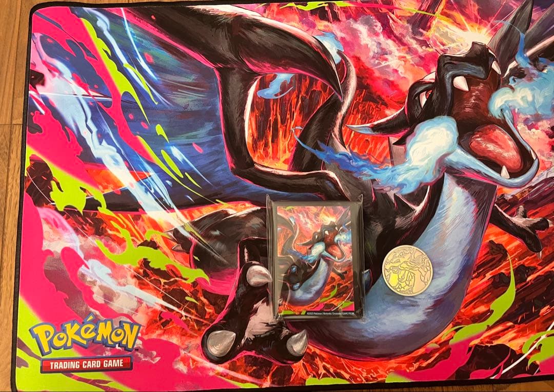 メガリザードンX プレイマット & スリーブ未開封＆ UPC 2025②