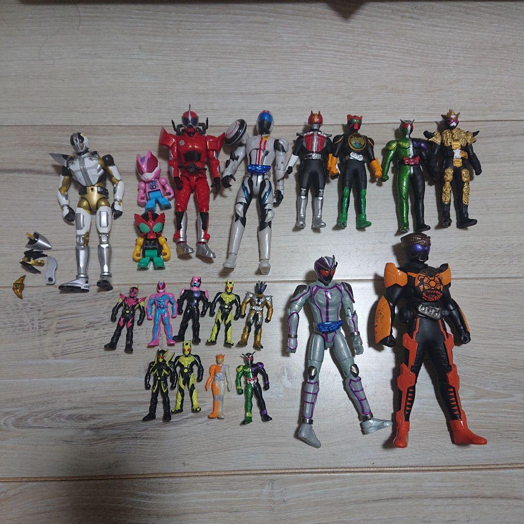 仮面ライダー ソフビ他 フィギュアセット