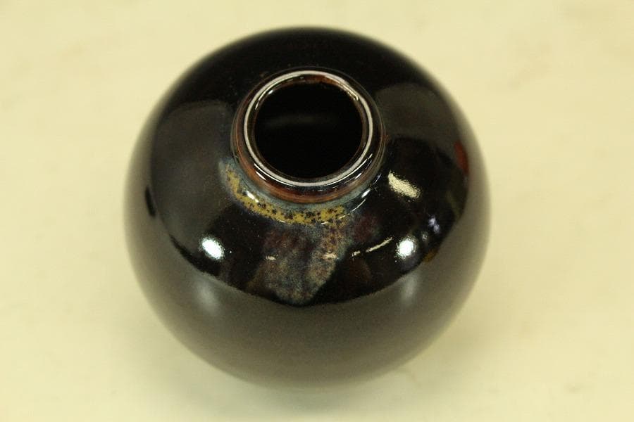 茶道具 唐物 彷古 文淋茶入 藤種緞子 仕服(RC934)