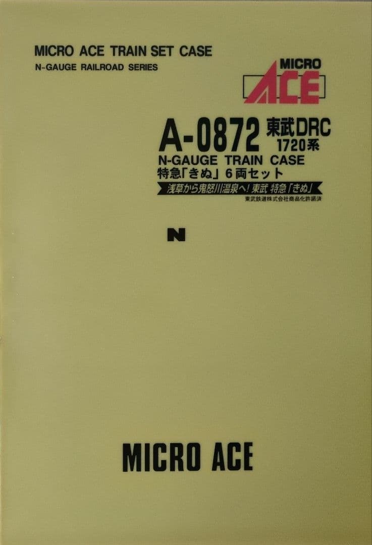 鉄道模型 東武鉄道 1720系 特急きぬ 　　　6両セット