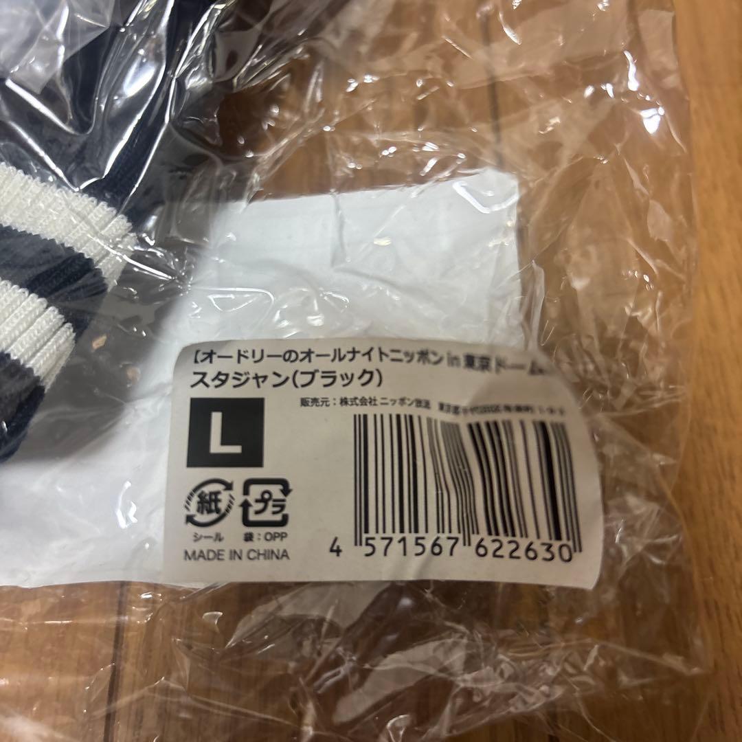オードリー/ スタジャン /ワッペン/Lサイズ /ブラック/東京ドーム