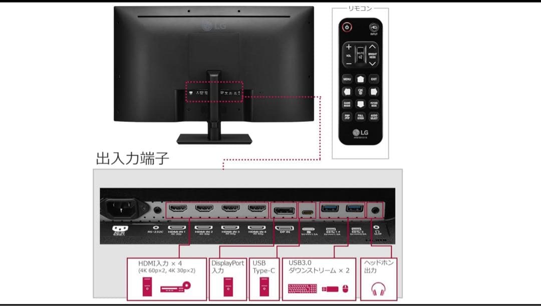 LG モニター ディスプレイ 43UD79-B 42.5インチ/4K