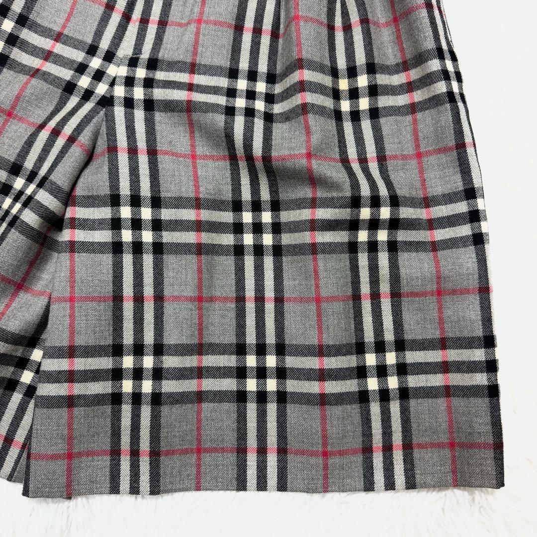 burberrys ノバチェック キュロット ハーフパンツ 大きいサイズ グレー