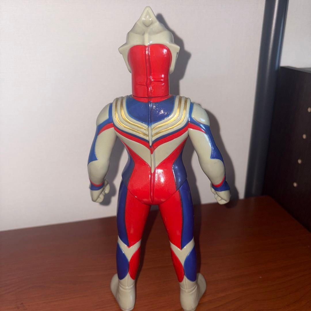 で*ん様 ウルトラマンティガ　マルチタイプ　ブルマァク　ソフビ　当時品