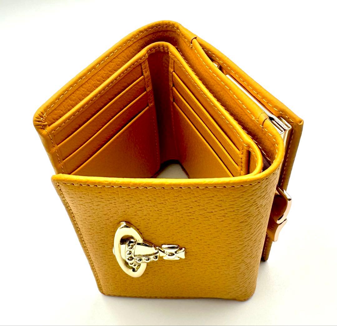 【♡新品✦レア♡】Vivienne Westwood 三つ折り財布 イエロー