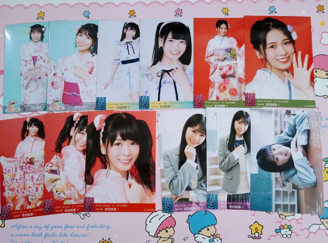 NMB48 ♡安田桃寧♡ 生写真 缶バッジ まとめ売り