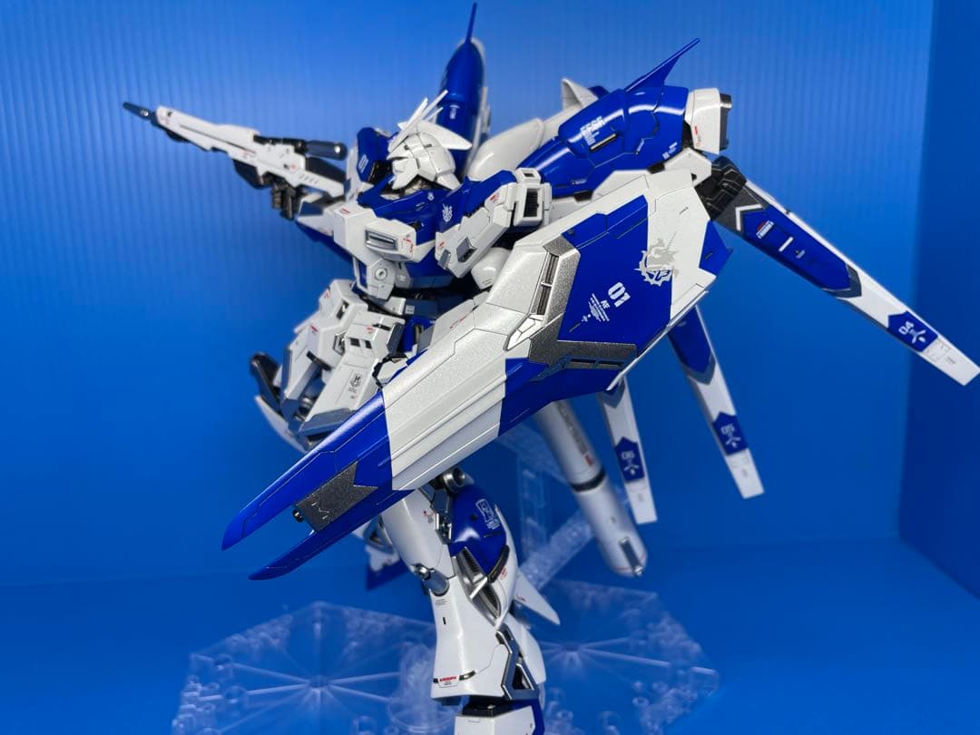 RG Hi-νガンダム チタニウムフィニッシュ風 完成品 ニューガンダム