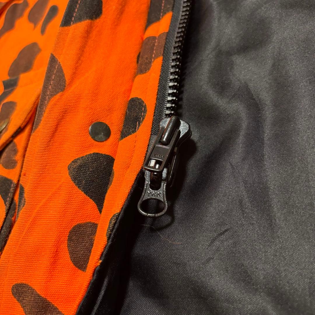90's USA製 Cabela's ダックハンターカモ オレンジ 中綿