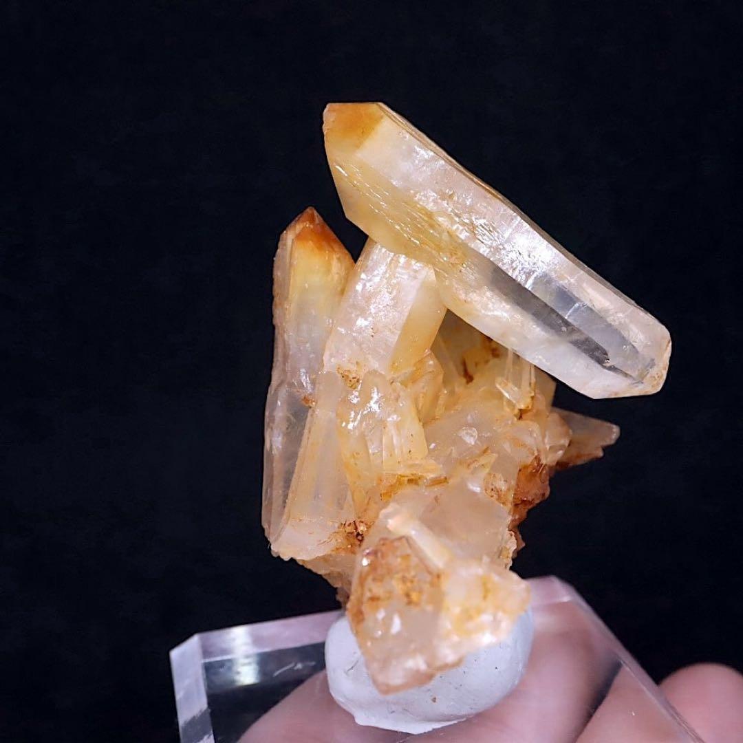 マンゴークォーツ ハロイサイト 水晶 46.5g MQ031 鉱物 天然石 原石